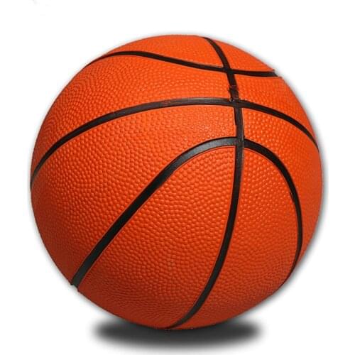 Portable Funny Basketball Mini Yellow Basketball Rubber Training Small Size for Indoor Mini Basketball Ball Sports Game A1030