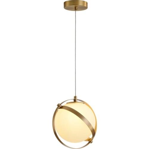 Nordic Modern Round Pendant Lights Restaurant Bar Counter Tea Room LED Bedroom Bedside Lamp Small Chandelier E27 Indoor Lighting
