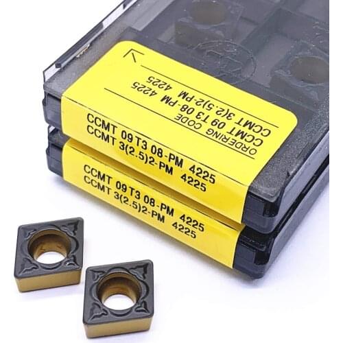 CCMT09T304 CCMT09T308 PM4225 High Quality Carbide Insert CCMT 09T304 09T308 PM 4225 InternalMetal Lathe original Turning Tools