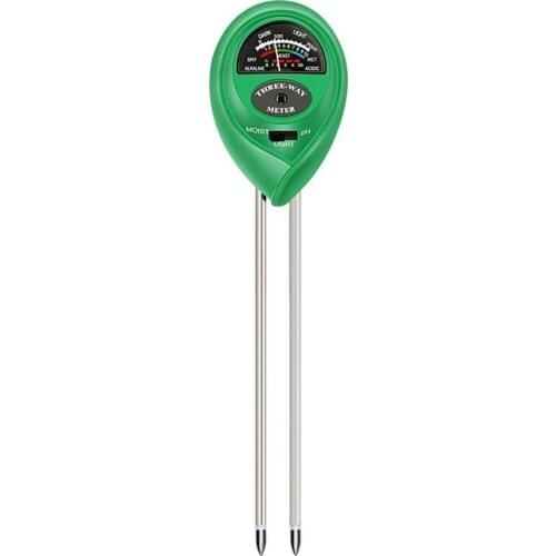 Three-In-One Gardening Land Detector Garden Hygrometer Illuminance Tester Measuring PH Value