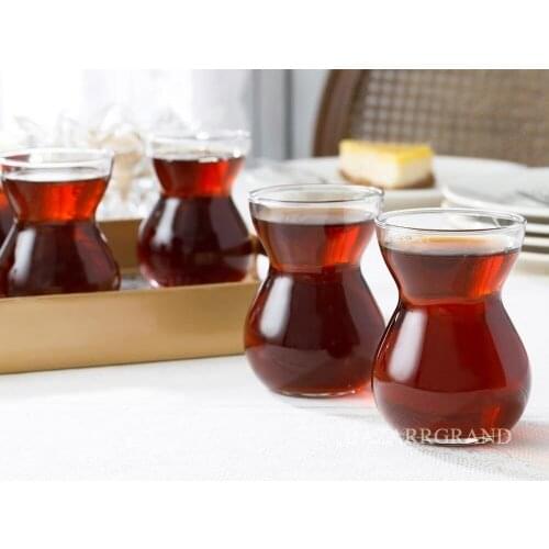 Turkish tea cup set black tea 6 pcs 140ml best cup coffee turkish Tredinational tea cups tea cup FREE SHİPPİNG