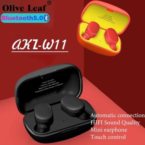 TWS W11 Wireless Earphones Bluetooth Music Headphone HIFI Sound Quality Headset Waterproof Sport Earbud For Xiaomi Huawei Iphone