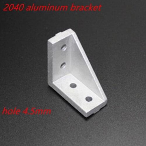 5pcs Corner Fitting Angle 20X40 2040 Decorative Brackets Aluminum Profile Accessories L Connector Fasten connector