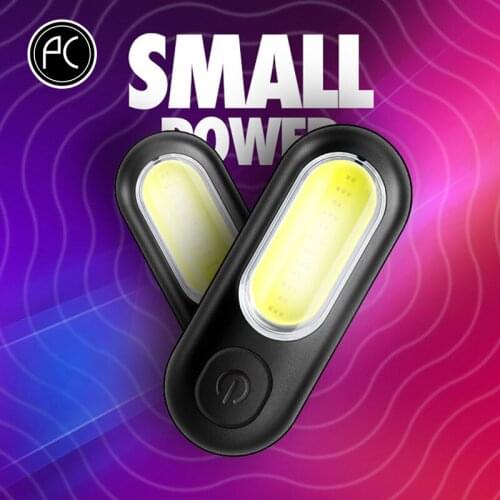 PCycling Bicycle Light USB Charging Light Mini Size Lamp COB High Light Waterproof Light Safe Night Riding Light Accessories