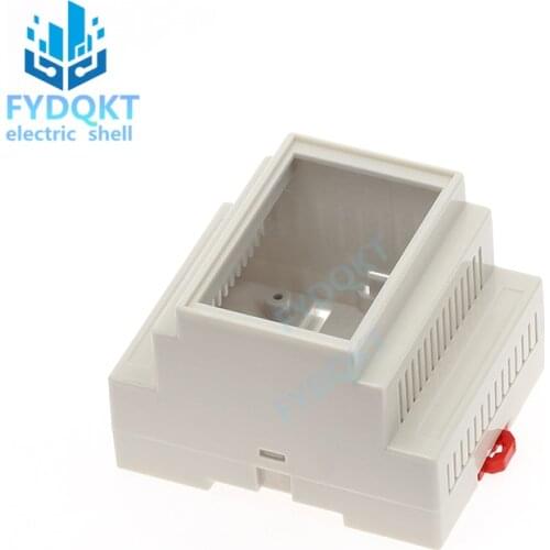 1PC DIN Rail PLC Junction Box Plastic Electronics Box Chassis case 88x72x59mm 35-Rail Mounting Instrument Housing