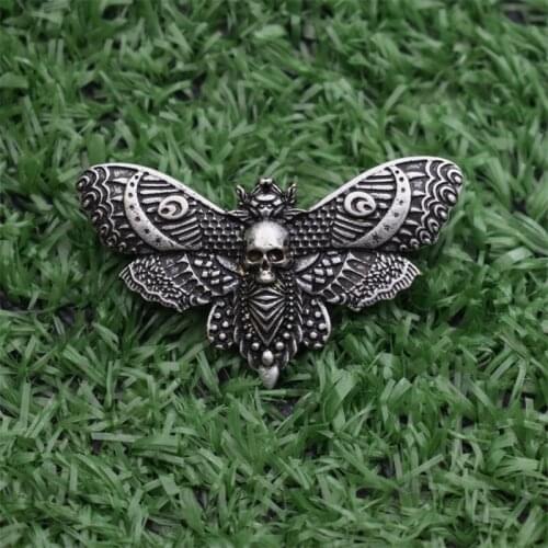 12pcs dead head skull Butterfly Hawkmoth brooch insect animal brooch party gift