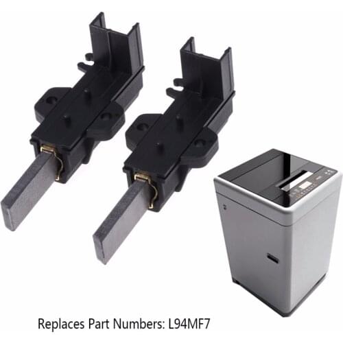 2Pcs/set Washing Machine Motor Carbon Brushes L94MF7 With Housing