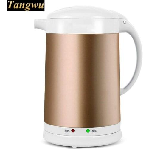 Electric kettle 2L home heat insulation 304 stainless steel boiling pot tea