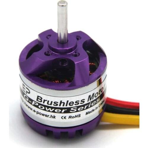 EP-D2830 2830 750KV 850KV 1000KV 1300KV 2-4s Lipo Brushless Motor 3.175mm Shaft 52g Purple And Silver For RC FPV Racing UAV