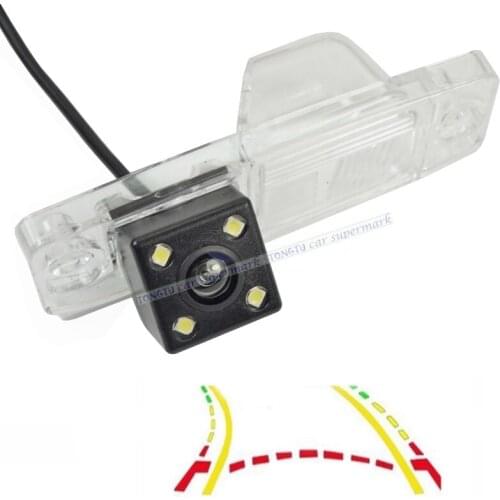 CCD 600Line Intelligent Dynamic Trajectory Tracks Rear View Camera for Hyundai Sonata/Elantra 2012 Install in Original Hole