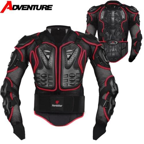 HEROBIKER Motorcycle Jacket Body Motorcycle Armor Moto Protective Body Protector Riding Motocross Racing Armor Men Waterproof