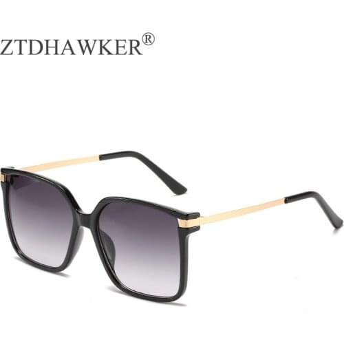 Square Metal Big Frame Men Sunglasses Fashion Wild Women Eyeglasses Trendy Transparent Frame Glasses