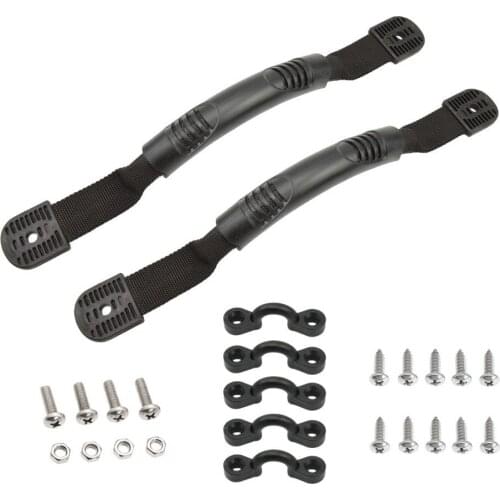 Plastic Handle For Kayak Canoe Nylon Webbing Handle Deck Fixed C-shaped Camel Buckle Set