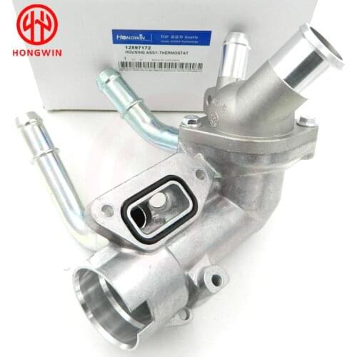 Genuine No.:12597172 Coolant Thermostat Housing Assy Fits CChevrolet Captiva G MC Chevy Impala BBuick Regal LaCrosse 12607291