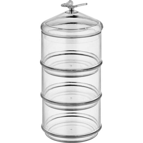 Transparent 3'Lü Sugar Bowl