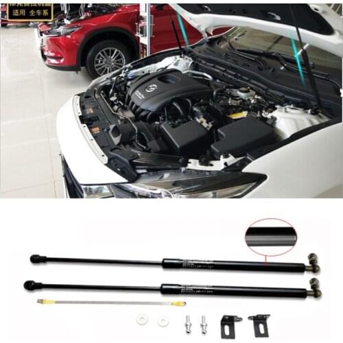 RKAC Fit For Mazda CX-3 CX3 CX 3 2018 2019 Car Front Hood Engine Cover Supporting Hydraulic rod Lift Strut Spring Shock Bars
