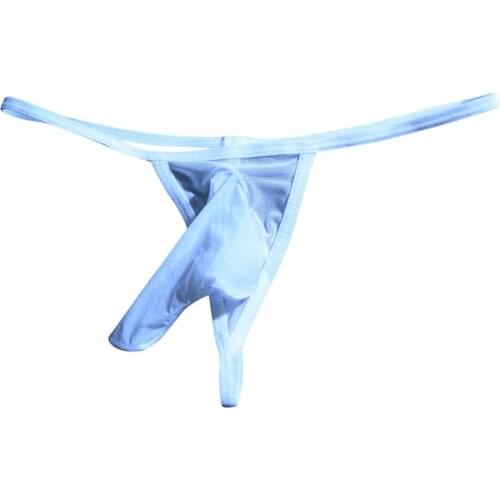 Sexy Sissy Gay Mens Pantie Lingerie With Sexy hollow out Thong Briefs Erotic Elephant nose knickers BDSM Underpants Underwear