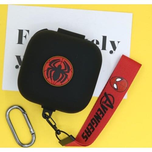Cartoon Marvel Earphone Case Cover for Beats Powerbeats Pro Silicone Bluetooth Headphone Protective Cover for With Lanyard