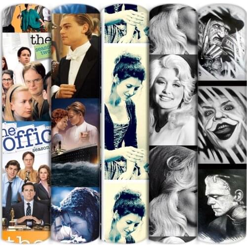 Polyester Cotton Fabric MoviesTheme Printed Cloth Fabric For Cloth Dress Garment Bag Home Textile DIY Sewing Quilting,1Yc17619