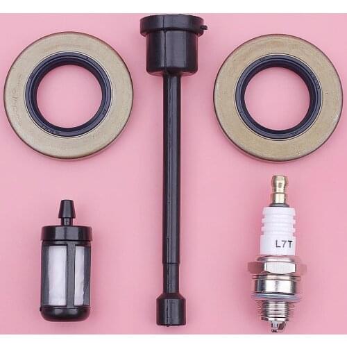 Fuel Filter Line Oil Seal Spark Plug Kit For Stihl 051 Chainsaw Replacement Spare Tool Part