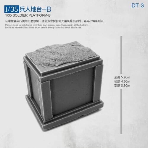 1/35 Resin Figure Resin Soldier Platform-c Model Uncolored DT-3