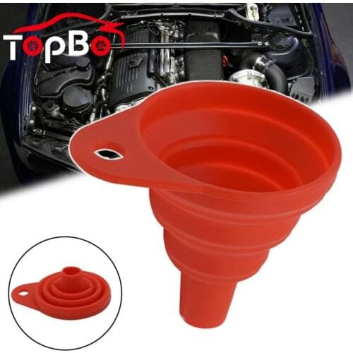 1 PC Folding Fill Transfer Collapsible Car Auto Engine Funnel Gasoline Oil Fuel Petrol Diesel Liquid Washer Fluid Change Funnels