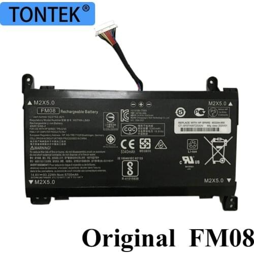 14.4V 86Wh Genuine FM08 Laptop Battery For HP Omen 17-an013TX 17-an014TX TPN-Q195 HSTNN-LB8B TPN-Q195 8922753-421 922977-855