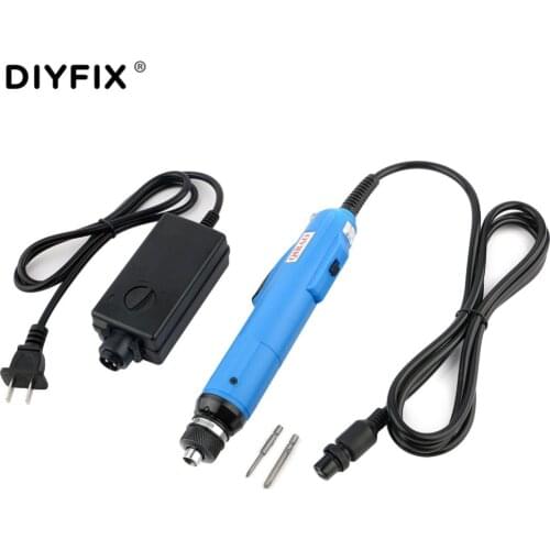 DIYFIX Mini Electric Screwdriver Set Straight Plug Variable Speed Multifunction Power Tools Portable Electric Screwdriver Kits