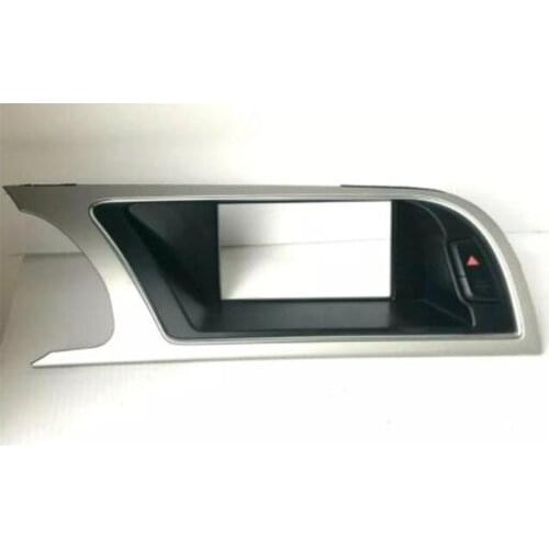 For Audi A4L Dashboard Navigation Screen Dual Flash Switch Frame Trim 2009-2016 Year