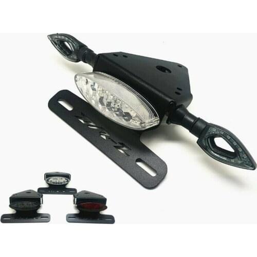 For Suzuki DRZ 400S DR-Z 400SM 2005-2020 LED License Plate Holder Brake Lights Turn Signal