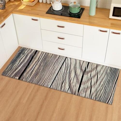 Wood Grain Home Floor Mat Carpet Non-slip Kichen Mat Rugs Door Entrance Mat Bathroom,mat for Living Room Bedroom Bathroom