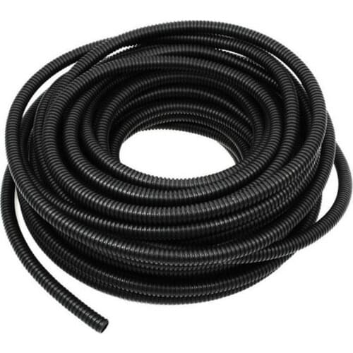 EE support 20' Feet 1/2" Black Split Loom Wire Flexible Tubing Wire Conduit Hose Sales
