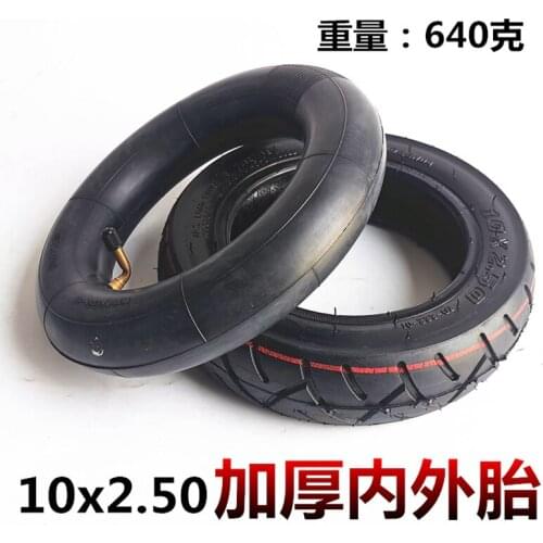Electric Scooter 10 Inch Tire 10x2.125/2.50 Balance Car Pneumatic Inner and Outer Tire 10x2.50 Honeycomb Solid Tire or Wheel Hub