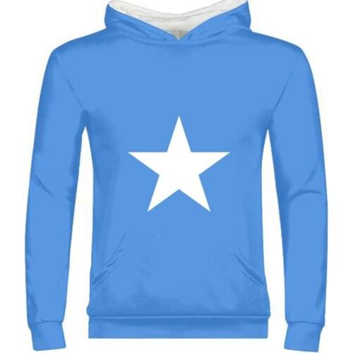 SOMALIA male custom name number photo zipper sweatshirt nation flag soomaaliya republic somali print text boy clothing