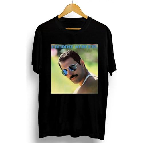 Freddie Mercury Men T Shirt Cotton Rock Women Fashion Streetwear Tshirts Clothes Vintage Harajuku Graphic Poster 90s Female Tops