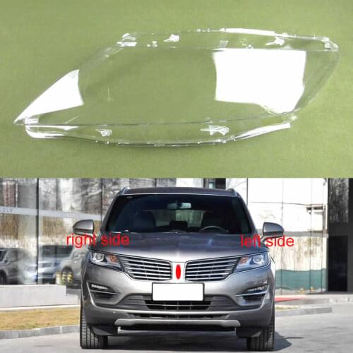 Front Headlamps Cover Transparent Lampshades Lamp Shell Lamp Shade Headlight Lens Cover for Lincoln MKC 2016