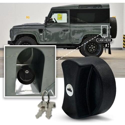 For Land Rover Defender Fuel Gas Cap Cover Tank Lock Set + 2 Keys for 300tdi STC4072 RTC4740 BR 0099