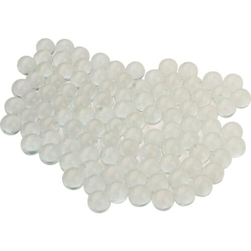 100pcs Clear Glass Ball Marble Sets Decoration for 12mm Aquarium Vase