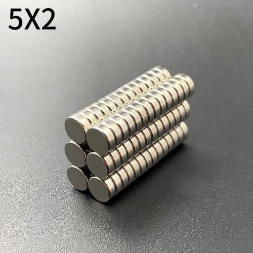 20/50/100/200Pcs 5x2 Neodymium Magnet 10 x 2 N35 NdFeB Round Super Powerful Strong Permanent Magnetic imanes Disc