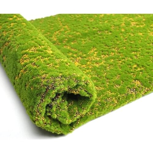 New Artificial Moss Fake Green Plants Faux Moss Grass for Shop Home Patio Decoration Garden Wall Living Room Decor Supplies