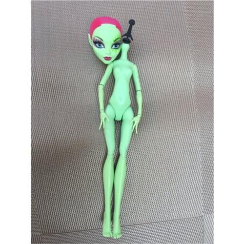 Original Monsters Body+Head Monstering High DIY Venes Doll Body Head Joints Movable Doll Toy Multi-Color Prince Mermaid Doll