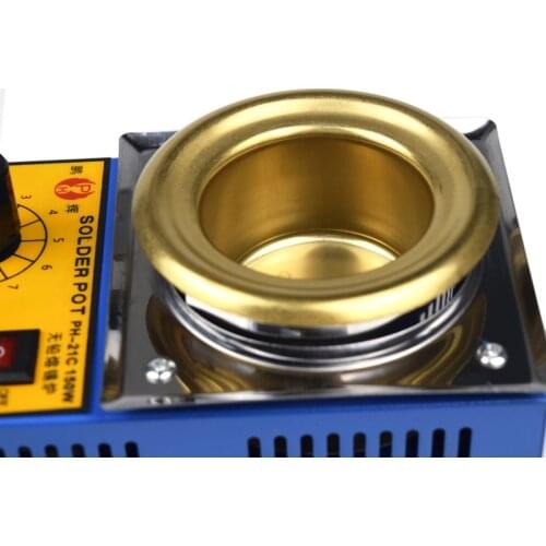 1PC Solder Pot Soldering Desolderin Bath Titanium 100W 38MM Plate 150W 50MM 250W 80MM Plate Plate 300W 300MM Plate 220V 200-580C