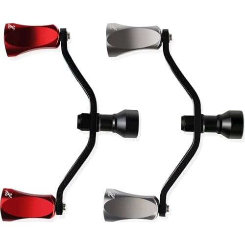 EKFan Fishing Reel Handle Fit for 1000-5000 Series Fishing Reel Full Aluminum Alloy Material Double Handles Fishing parts