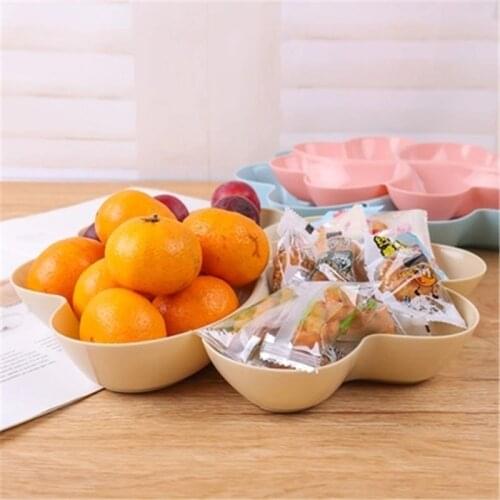 Heart Shaped Fruit Platter Serving Tray Creative Plates Storage Box Container For Snacks Nuts Desserts