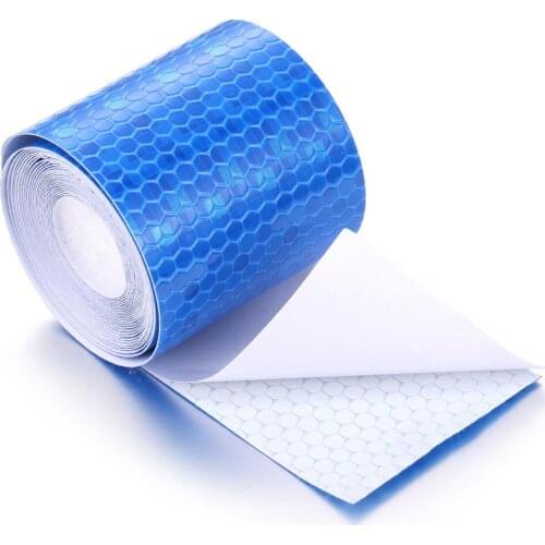 5cm x 3m Car Magic Reflective Tape Stickers Road Warning Strip Automotive Body Motorcycle Decoration Car Sticker Safety Sticker