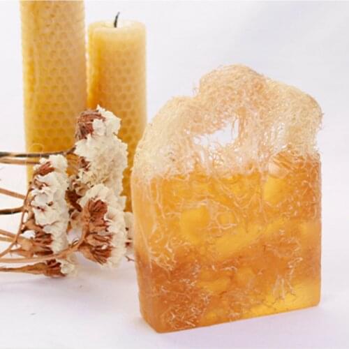 Pumpkin Fiber Natural Bittim Soap 2 pcs sent