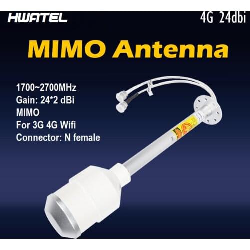 Signal Long distance ultra 3G 4G LTE Outdoor External Antenna feed horn 1700 2700MHz feedhorn 24 dBi for HUAWEI Vodafone router