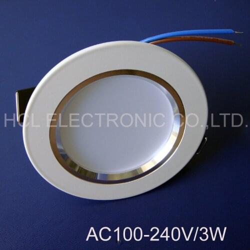 High quality LED 3w ceiling lamp 3w led Downlight, high power 3w led ceiling light free shipping 2pcs/lot