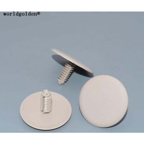 Worldgolden 100pcs auto fasteners Car Roof Sun Visor Retaining Clip for Chrysler TY98TL2-AA