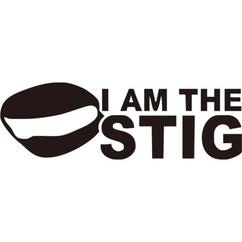 I AM THE STIG Funny Vinyl Decal Car Styling Personalized Decorative Stickers